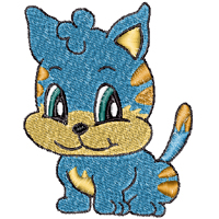 Little Kitty embroidery designs