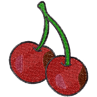 Cherry embroidery designs