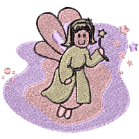 Fairy embroidery designs