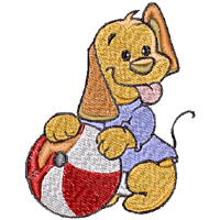 Cute Puppy embroidery designs