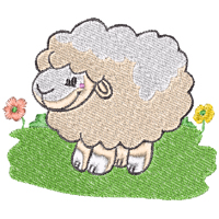 Sheep embroidery designs