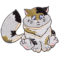 Cute Kitty embroidery designs