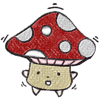 Mushroom embroidery designs