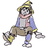Winter Scarecrow embroidery designs