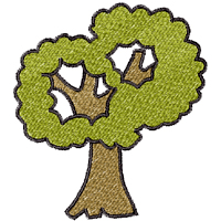 Tree embroidery designs