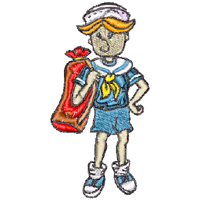Sailor Boy embroidery designs