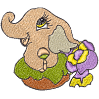Elephant embroidery designs