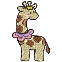 Giraffe embroidery designs
