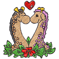Fall In Love embroidery designs