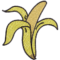 Banana embroidery designs