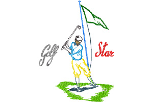 golf embroidery designs