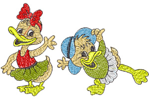 duck embroidery designs