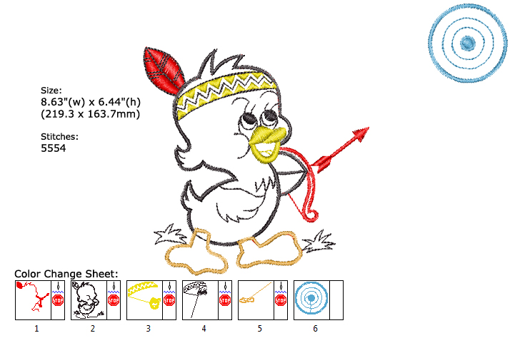 duck embroidery designs