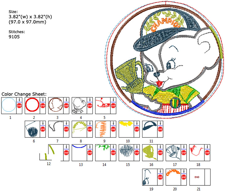 mouse embroidery designs