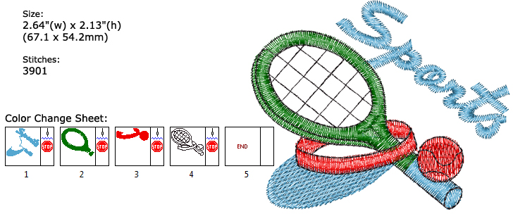 sport embroidery designs