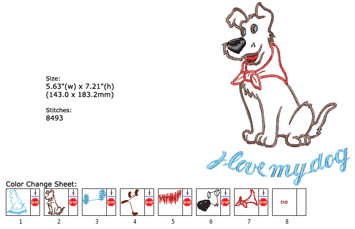 dog embroidery designs