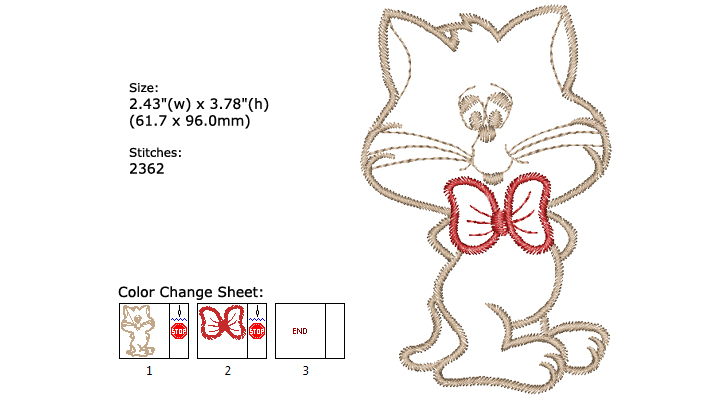 cat embroidery designs