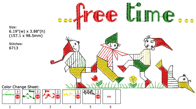 freetime embroidery designs