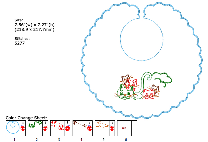 bib embroidery designs