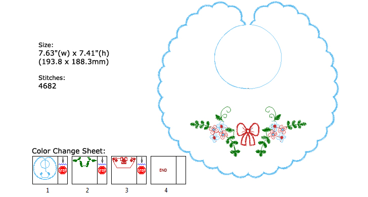 bib embroidery designs