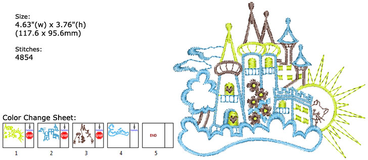 castel embroidery designs