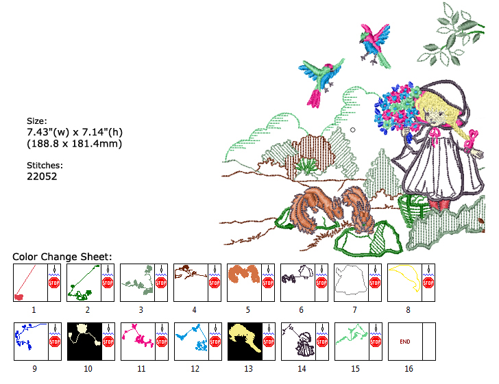 child embroidery designs