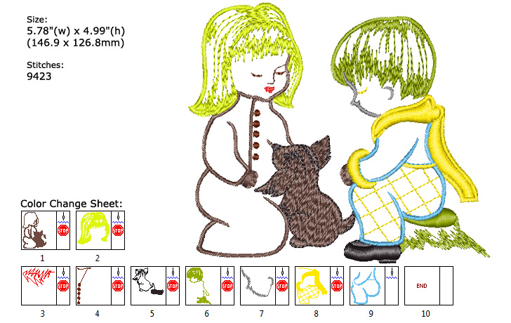 child embroidery designs