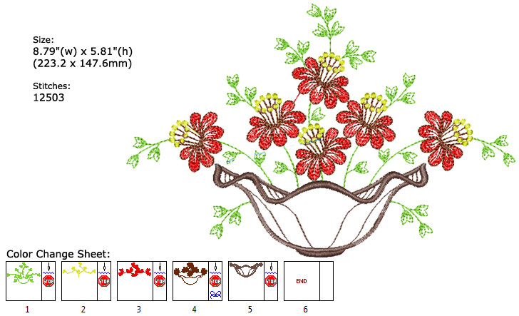 flower embroidery designs