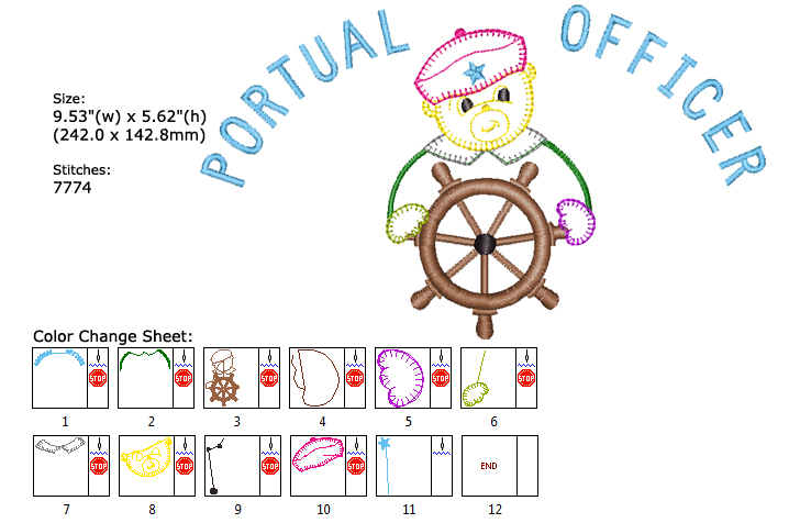 sea embroidery designs