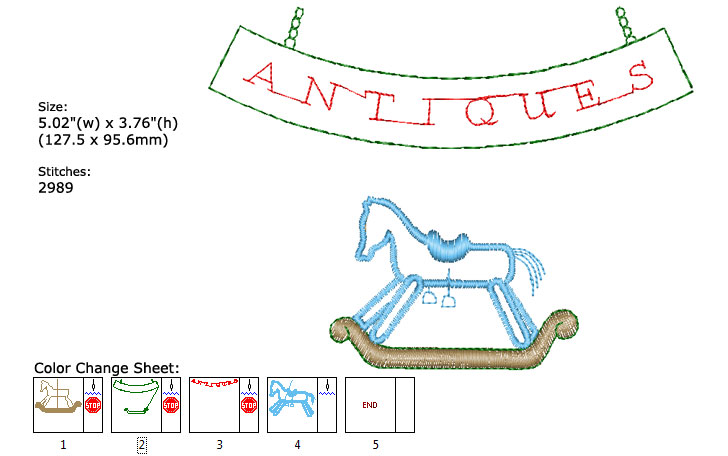 Antiques embroidery designs