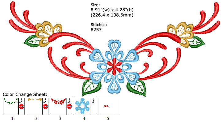 Symbol embroidery designs