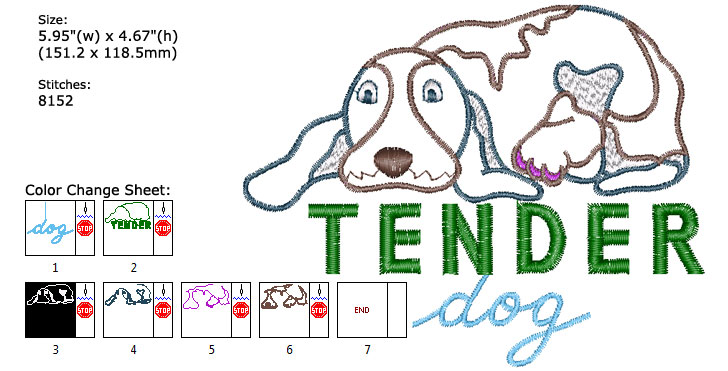 Dog embroidery designs