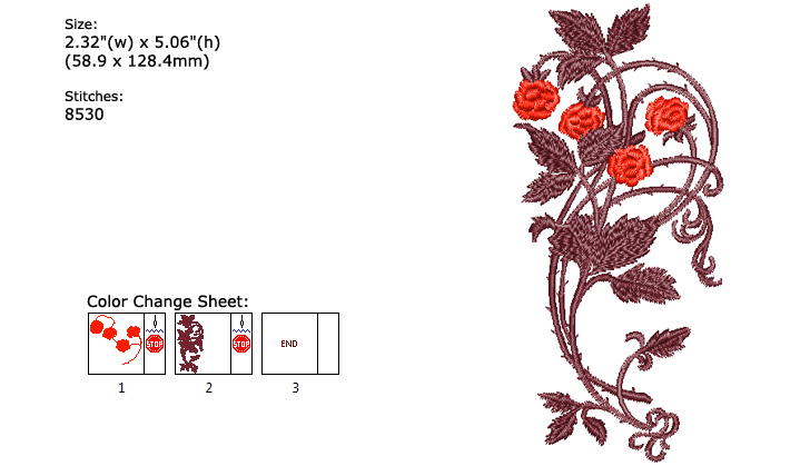 Flower embroidery designs