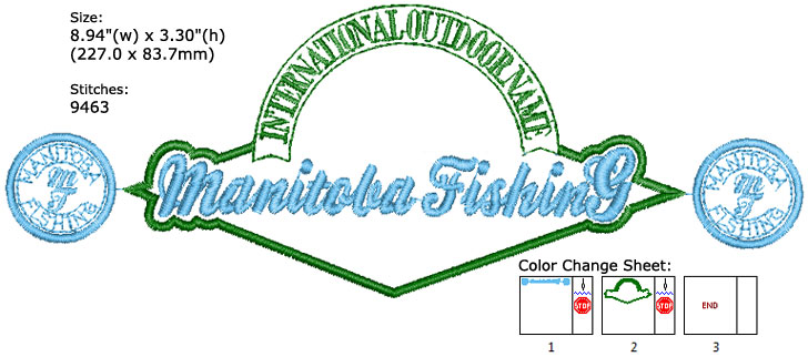 Logo embroidery designs