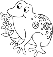 frog embroidery designs