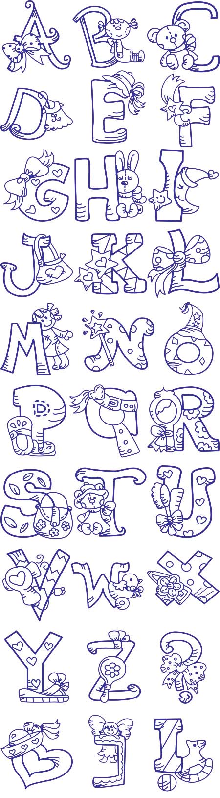 alphabet embroidery designs