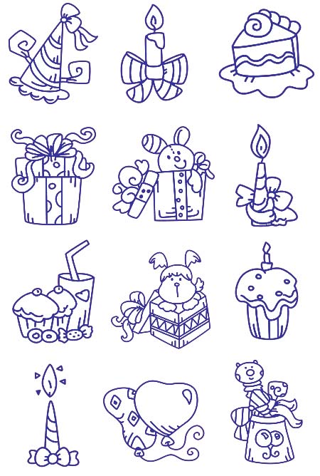 birthday embroidery designs