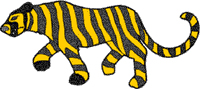 tiger embroidery designs