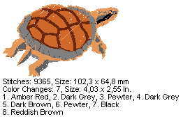 turtle embroidery designs