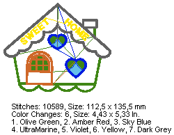 house embroidery designs