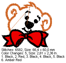 bear embroidery designs