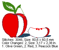vegetable embroidery designs