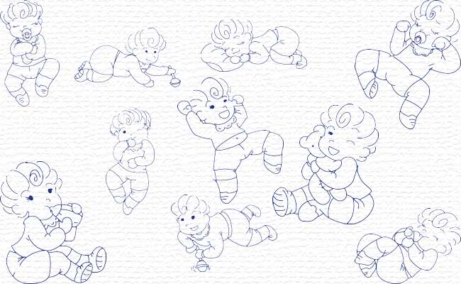 Baby Boy embroidery designs