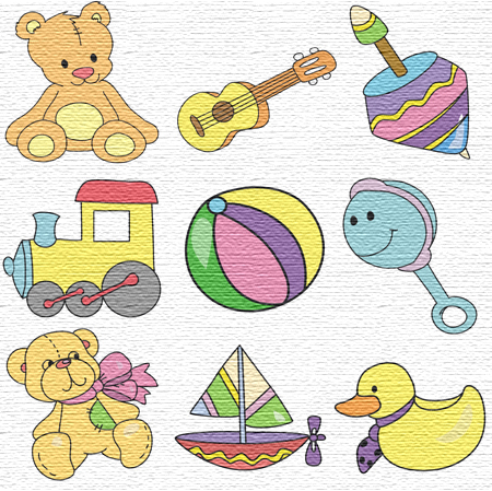 Toys embroidery designs