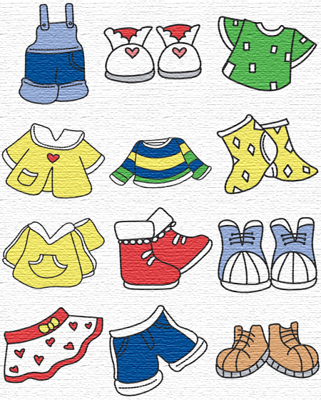Clothes embroidery designs