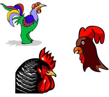 rooster embroidery designs