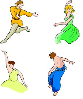 dance embroidery designs