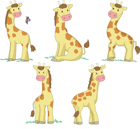 giraffe embroidery designs