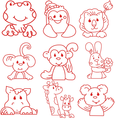 animal embroidery designs