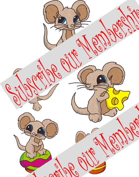 mouse embroidery designs
